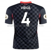 Voetbalshirts Clubs Liverpool 2020-21 Virgil van Dijk 4 Third Shirt..